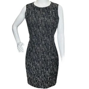 Calvin Klein Women's size 2 Black/White Sheath Dress